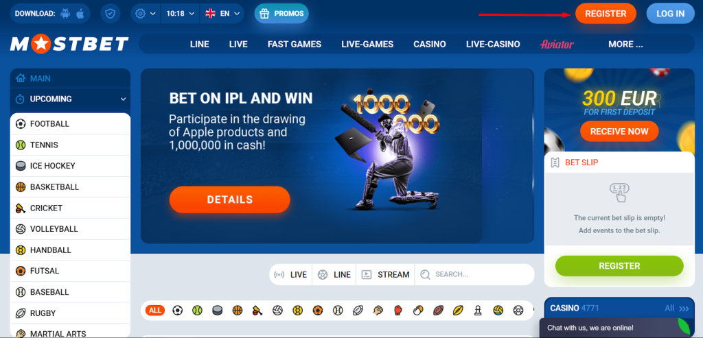 Mostbet Login through mobile App