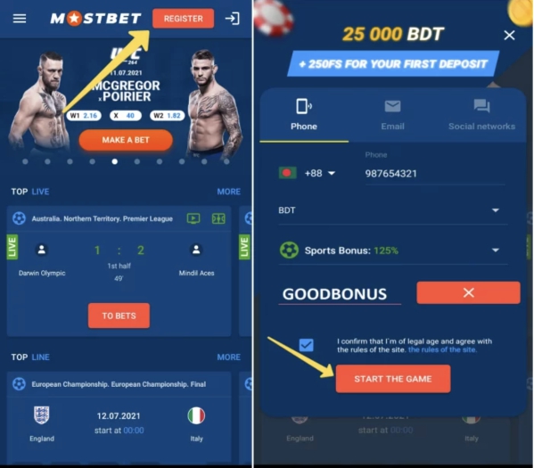 MostBet gives a wide variety of sports to wager on